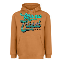 Meerkat mama tried aztec turquoise Heavyweight Hoodie - AdoDesignShop
