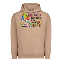 Pigment Burro i just want to stay home and craft Urban Hoodie - LillyAllenDesigns