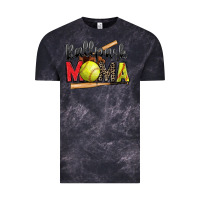 Cloud Black ballpark mama softball Vintage Tee - Zillion Design Studio