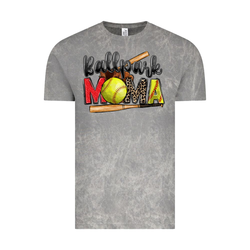Ballpark Mama Softball Vintage Tee by Zillion Design Studio | Teevron