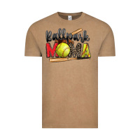 Vintage Coffee ballpark mama softball Vintage Tee - Zillion Design Studio