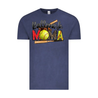 Vintage Denim ballpark mama softball Vintage Tee - Zillion Design Studio