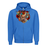 True Royal christmas cow gemstone Zipper Hoodie - JahusDesignShop