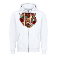 White christmas cow gemstone Zipper Hoodie - JahusDesignShop