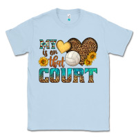 Dusty Blue my heart is on that court Classic Tee - HRA Design Shop