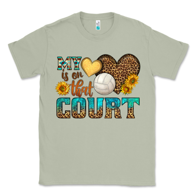 My Heart Is On That Court Classic Tee by HRA Design Shop | Teevron