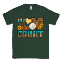 Sports Green my heart is on that court Classic Tee - HRA Design Shop
