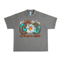 Tornado with god all things are possible daisy Urban Heavy Tee - Zillion Design Studio