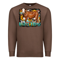 Chestnut Western Heifer Please Simmental Cow Premium Sweatshirt - LillyAllenDesigns