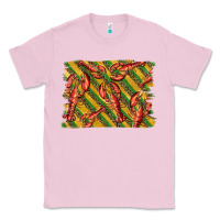 Bubblegum Pink mardi gras crawfish background Classic Tee - BarkalooDesign