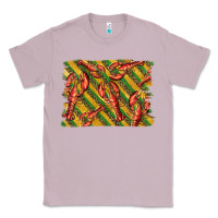 Lilac mardi gras crawfish background Classic Tee - BarkalooDesign
