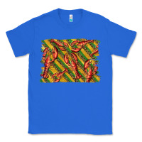 True Royal mardi gras crawfish background Classic Tee - BarkalooDesign