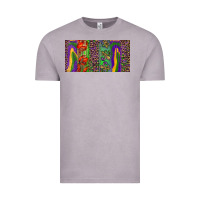 Vintage Zinc Mardi gras brushstrokes crawfish fleur de lis Vintage Tee - RanaPortraitStore