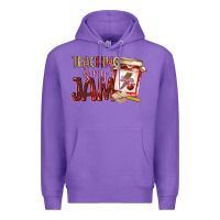 Purple teaching is my jam Premium Hoodie - NancyCooperArtShop