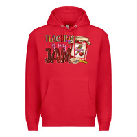 Red teaching is my jam Premium Hoodie - NancyCooperArtShop
