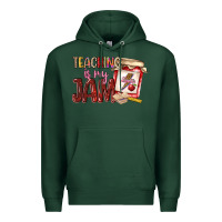 Sports Green teaching is my jam Premium Hoodie - NancyCooperArtShop