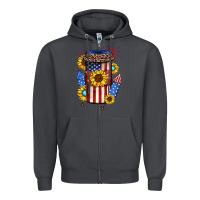 Smoke 4th of july coffee cup Zipper Hoodie - JahusDesignShop