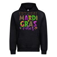 Black thick things mardi gras vibes Urban Hoodie - LillyAllenDesigns