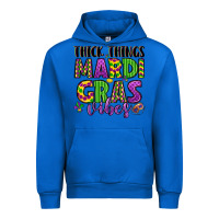 Cobalt thick things mardi gras vibes Urban Hoodie - LillyAllenDesigns