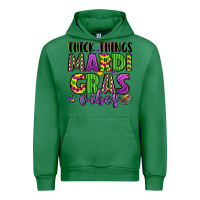 Emerald thick things mardi gras vibes Urban Hoodie - LillyAllenDesigns