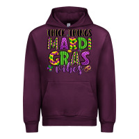 Mauve Wine thick things mardi gras vibes Urban Hoodie - LillyAllenDesigns