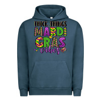 Pigment Midnight Navy thick things mardi gras vibes Urban Hoodie - LillyAllenDesigns