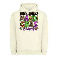 Pigment Pistachio thick things mardi gras vibes Urban Hoodie - LillyAllenDesigns