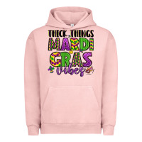 Pigment Salmon thick things mardi gras vibes Urban Hoodie - LillyAllenDesigns