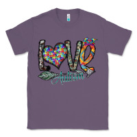 Lavender love autism Classic Tee - SublimationCraftShop