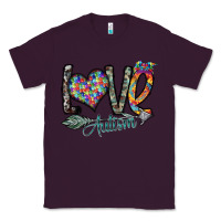 Plum love autism Classic Tee - SublimationCraftShop