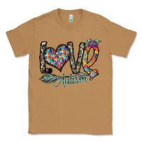 Toasted Coconut love autism Classic Tee - SublimationCraftShop