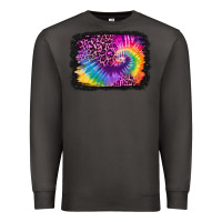 Smoke tie dye leopard glitter background Premium Sweatshirt - Jasminsmagicworld