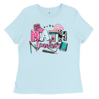 Baby Blue math teacher Ladies Tee - AdoDesignShop