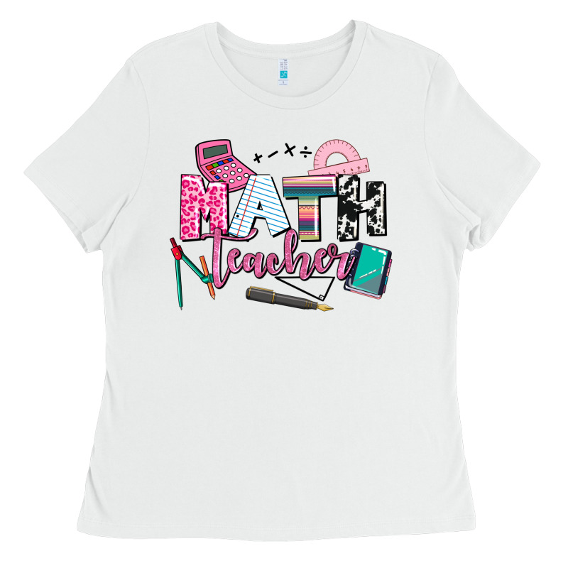 Math Teacher Ladies Tee by AdoDesignShop | Teevron