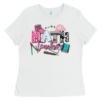White math teacher Ladies Tee - AdoDesignShop