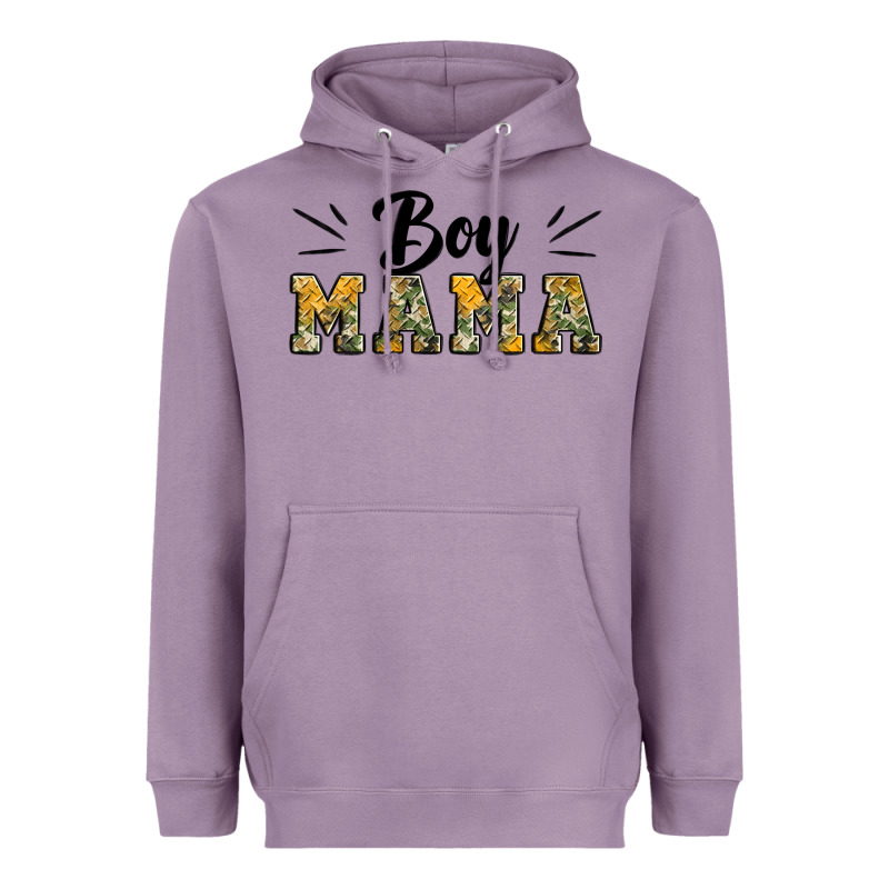 Boy Mama Camouflage Pattern Mother's Day Heavyweight Hoodie by Artiststas | Teevron