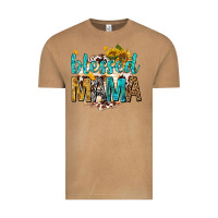 Vintage Camel blessed mama with sunflowers Vintage Tee - texasbilliewilder