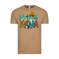 Vintage Coffee blessed mama with sunflowers Vintage Tee - texasbilliewilder