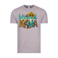 Vintage Zinc blessed mama with sunflowers Vintage Tee - texasbilliewilder