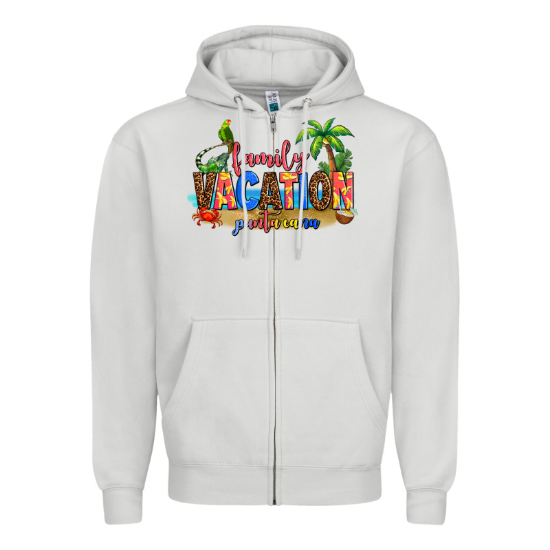 Punta Cana Family Vacation Zipper Hoodie by AdoDesignShop | Teevron