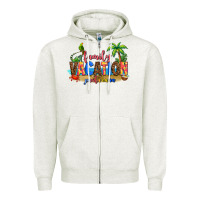 Oatmeal Heather punta cana family vacation Zipper Hoodie - AdoDesignShop