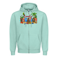 Seafoam punta cana family vacation Zipper Hoodie - AdoDesignShop