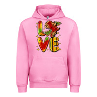 Fuchsia Pink love juneteenth Urban Hoodie - LillyAllenDesigns