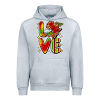Heather Grey love juneteenth Urban Hoodie - LillyAllenDesigns