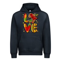 Navy love juneteenth Urban Hoodie - LillyAllenDesigns