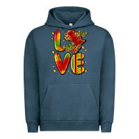 Pigment Midnight Navy love juneteenth Urban Hoodie - LillyAllenDesigns