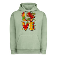 Pigment Oil Green love juneteenth Urban Hoodie - LillyAllenDesigns