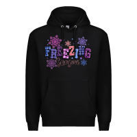 Black freezing season Premium Hoodie - MaliasSmallBusiness