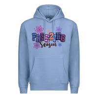 Colony Blue freezing season Premium Hoodie - MaliasSmallBusiness