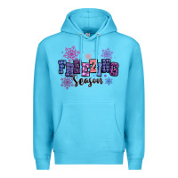 Ocean Blue freezing season Premium Hoodie - MaliasSmallBusiness